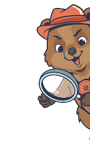 Sunny the Quokka mascot holding a magnifying glass, representing the search for secret fun and the unlocking of exclusive VIP rewards with Sunny Link™ souvenir apparel.
